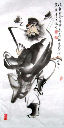Zhong Kui,50cm x 100cm(19〃 x 39〃),3745006-z