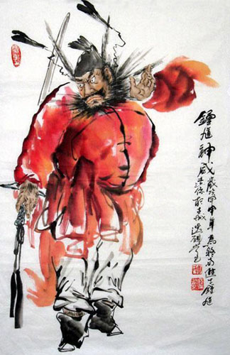 Chinese the Three Gods of Fu Lu Shou Painting 3782006, 69cm x 138cm(27 ...