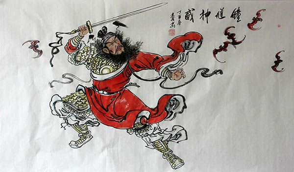 Zhong Kui,69cm x 138cm(27〃 x 54〃),ds31165002-z